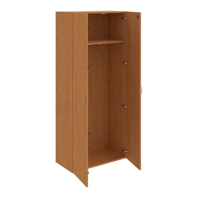 Kleiderschrank Drive, abschließbar, 80x185x42 cm, Erle/Erle
