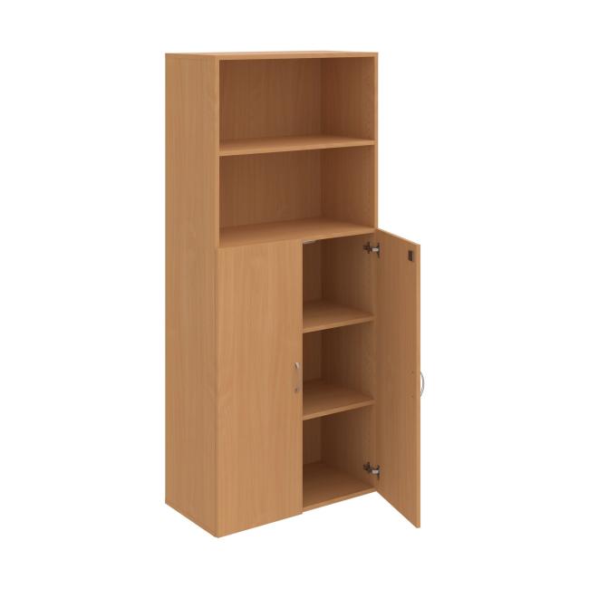 [ON680622] Drive-Regaleinheit, abschließbar, 80 x 185 x 42 cm, Buche/Buche