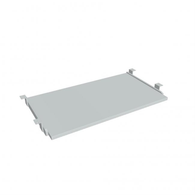 Hobis Tastaturschublade, Laminat, grau