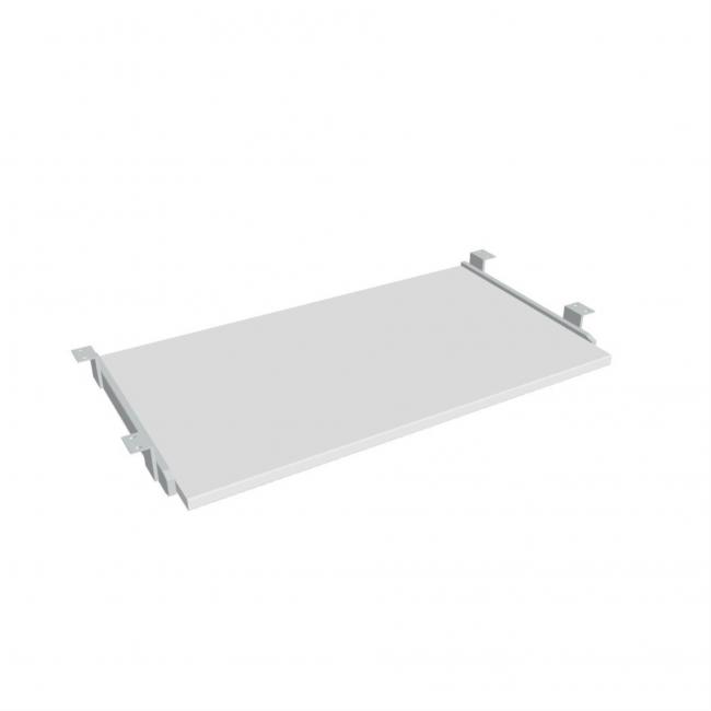 Hobis Tastaturschublade, Laminat, weiß