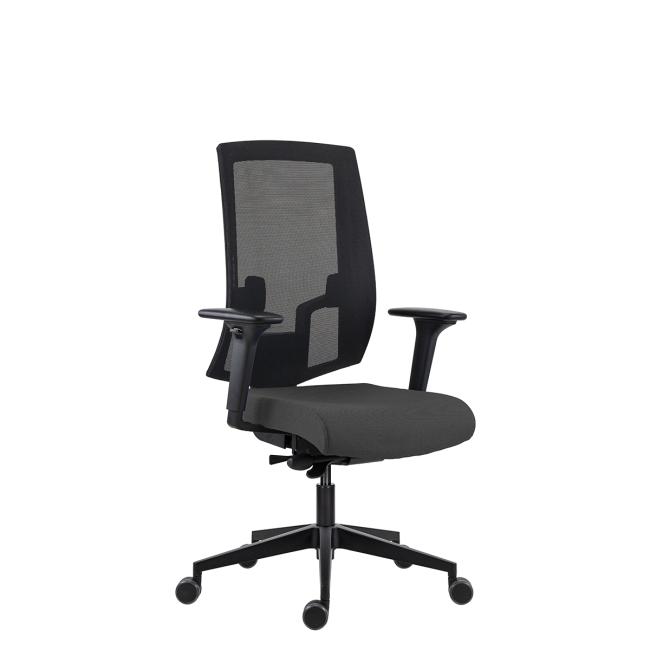 [AN290015] Bürostuhl LAPEL Alu, Armlehnen, BN6 Anthrazit