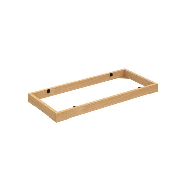 [ON800804] Stabiler Schranksockel, 80 x 5 x 36 cm, Eiche