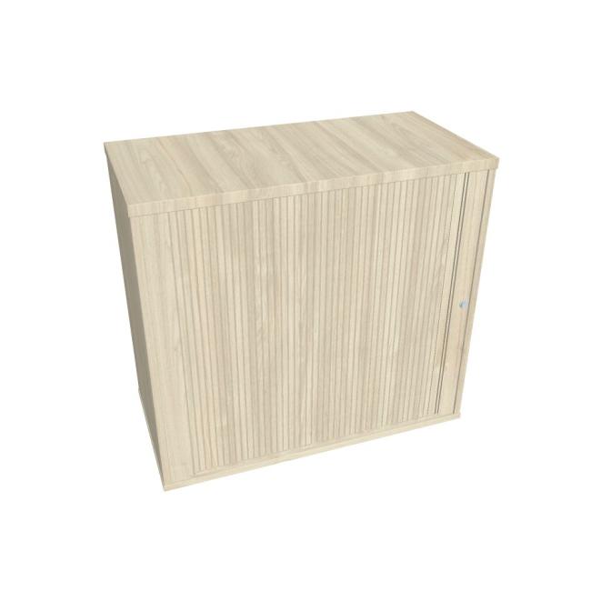 Hobis Tischanziehschrank, abschließbar, L, 80 x 75,5 x 40 cm, Akazie