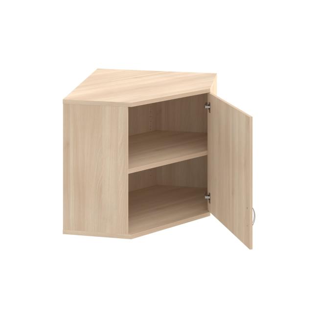 [ON801111] Eckkleiderschrank Strong, P, oben, 80x76,8x40 cm, Akazie/Akazie