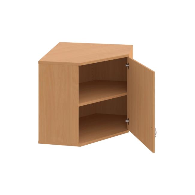 Eckkleiderschrank Strong, P, oben, 80x76,8x40 cm, Buche/Buche