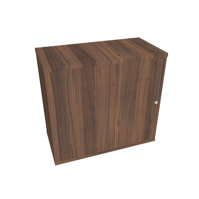 [ON801180] Hobis Tischanziehschrank, abschließbar, L, 80 x 75,5 x 40 cm, Nussbaum