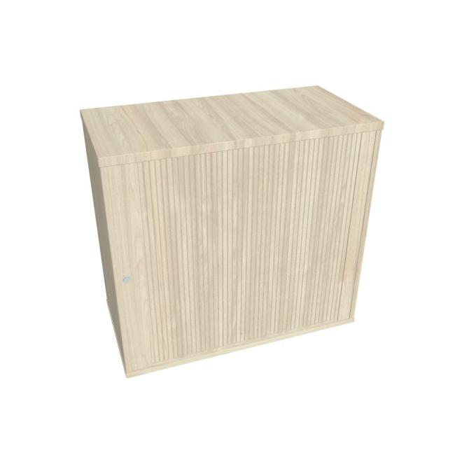 Hobis Tischanziehschrank, abschließbar, P, 80 x 75,5 x 40 cm, Akazie