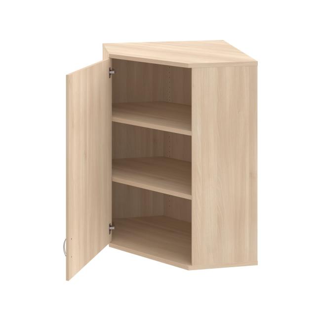 Eckkleiderschrank Strong, L, oben, 80 x 115,2 x 40 cm, Akazie/Akazie
