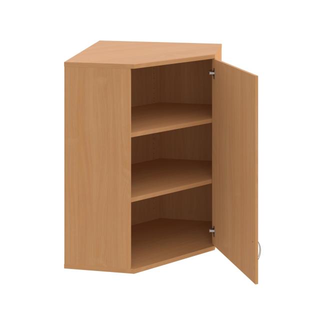 Eckkleiderschrank Strong, P, oben, 80x115,2x40 cm, Buche/Buche
