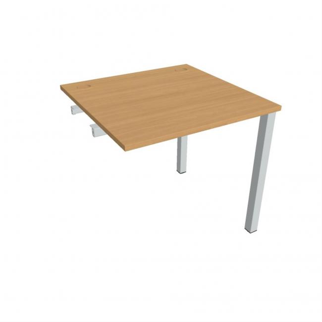 [ON801422] Uni-Werkbank für Längsverkettung, 80x75,5x80 cm, Buche/grau