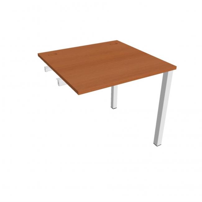 [ON801453] Uni-Werkbank für Längsverkettung, 80 x 75,5 x 80 cm, Kirsche/Weiß
