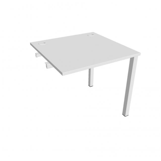[ON801493] Uni-Werkbank für Längsverkettung, 80x75,5x80 cm, weiß/weiß