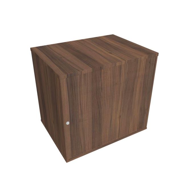 [ON801570] Hobis Tischanziehschrank, abschließbar, P, 80 x 75,5 x 60 cm, Nussbaum