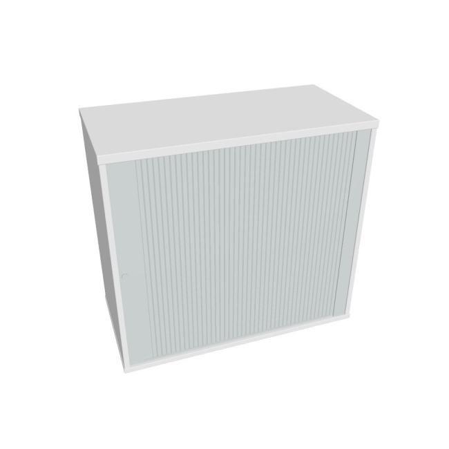 Hobis Tischanziehschrank, abschließbar, P, 80 x 75,5 x 40 cm, weiß