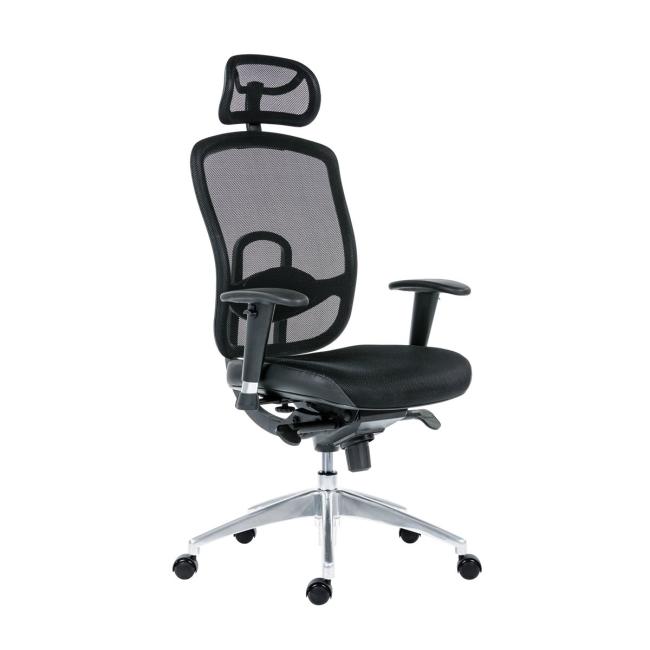 Bürostuhl Oklahoma + PDH, schwarz