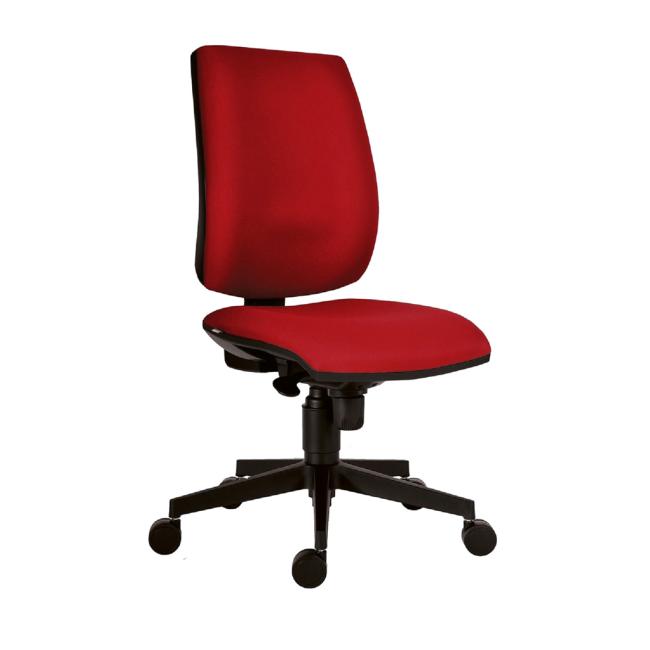 [AN820070] Bürostuhl 1380 Flute/Rahat SYN D3 rot