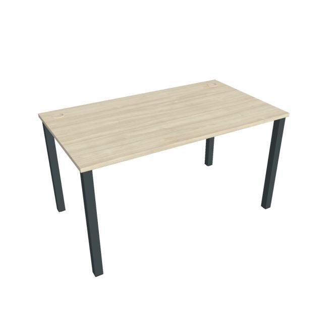 [ON804214] Schreibtisch Uni, 80 x 75,5 x 60 cm, Akazie/Schwarz
