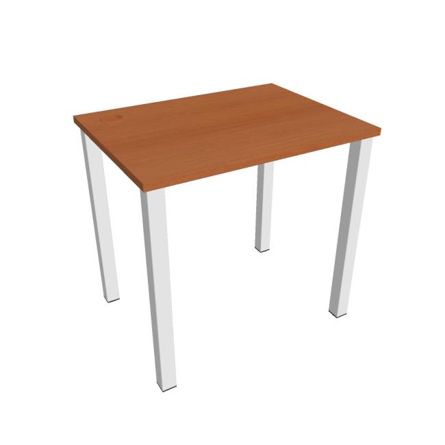 [ON804253] Schreibtisch Uni, 80 x 75,5 x 60 cm, Kirsche/Weiß
