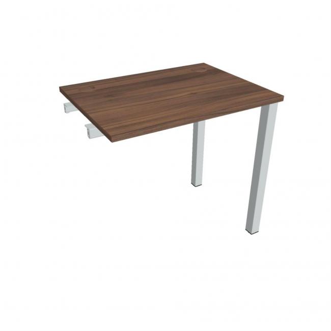 [ON804372] Uni-Werkbank für Längsverkettung, 80x75,5x60 cm, Walnuss/Grau