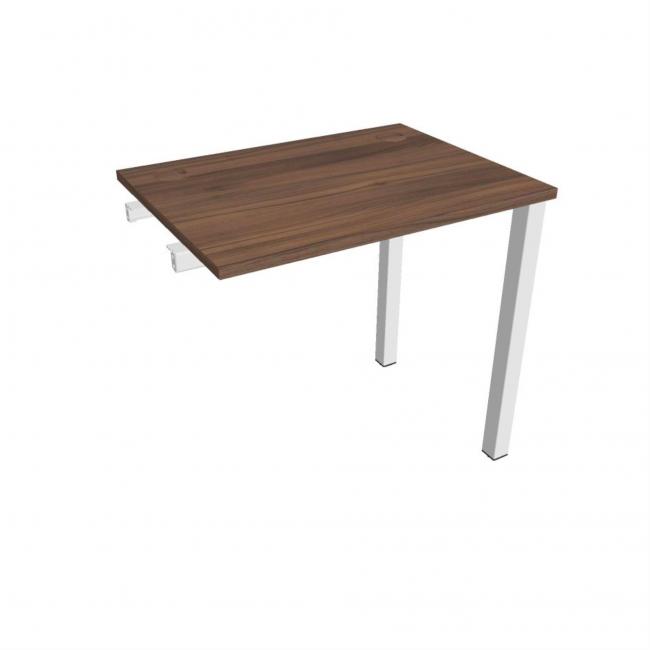 [ON804373] Uni-Werkbank für Längsverkettung, 80 x 75,5 x 60 cm, Nussbaum/Weiß
