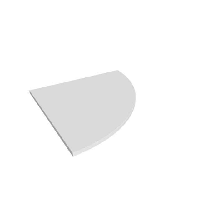 [ON804490] Flex Beistelltisch, rechts, 80x80 cm, weiß