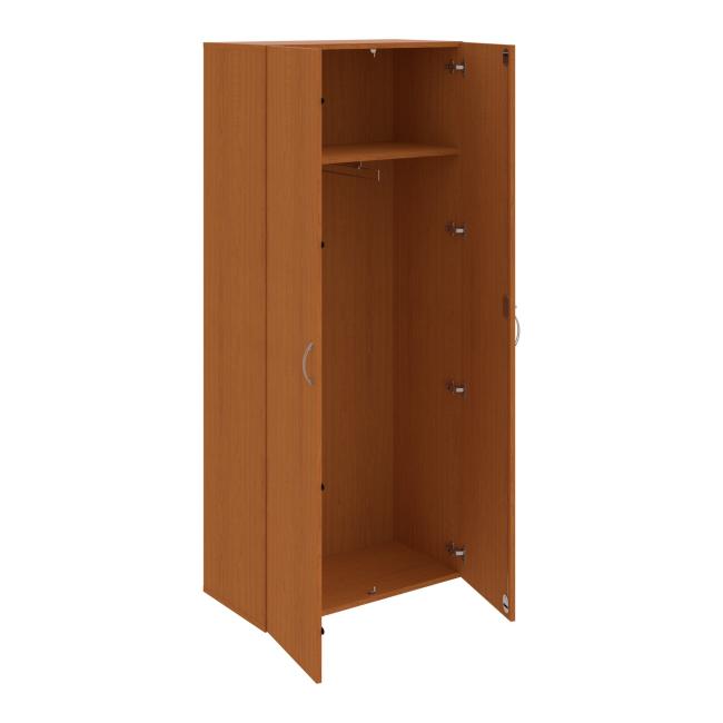 Kleiderschrank Drive, abschließbar, 80x185x42 cm, Kirsche/Kirsche