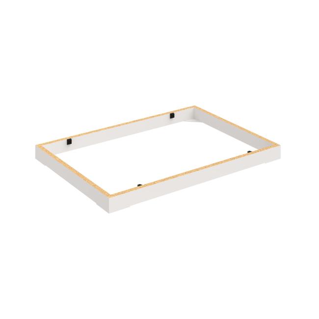 [ON806109] Stabiler Schranksockel, 80 x 5 x 56 cm, weiß