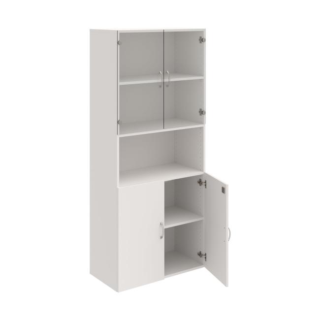 [ON806699] Drive-Regaleinheit, abschließbar, 80 x 185 x 42 cm, weiß/weiß