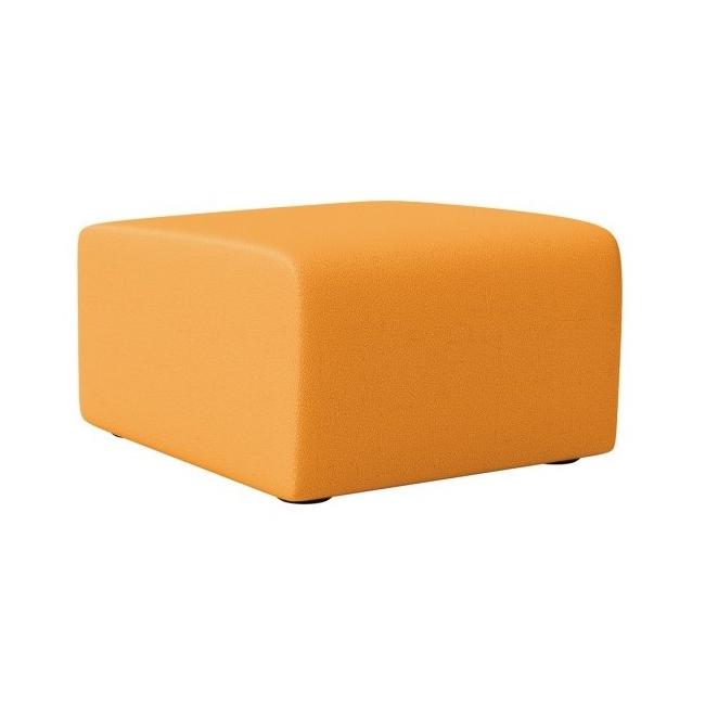 [AN830202] Rubico Square Hocker, 62 x 75 x 40 cm, Stoff BN2, orange