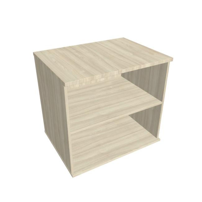 [ON809610] Hobis Tischanziehschrank, 80 x 75,5 x 60 cm, Akazie