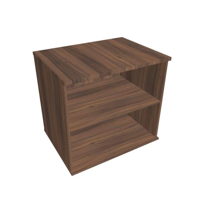 [ON809670] Hobis Tischanziehschrank, 80 x 75,5 x 60 cm, Nussbaum