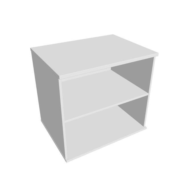 Hobis Tischanziehschrank, 80 x 75,5 x 60 cm, weiß