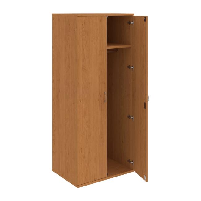 Kleiderschrank Strong, abschließbar, 80x192x60 cm, Erle/Erle