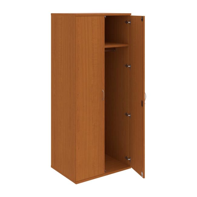 Kleiderschrank Strong, abschließbar, 80x192x60 cm, Kirsche/Kirsche