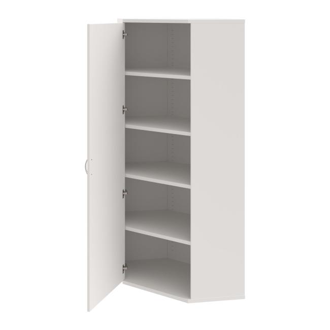 Regalschrank L Strong, 80 x 192 x 40 cm, weiß/weiß