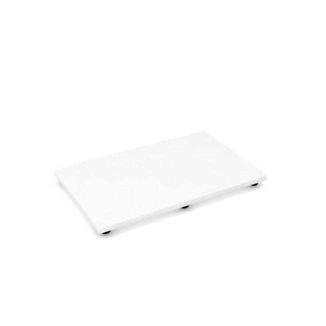 [ON831590] Nivellierfuß für 2 OP-Aktenschränke, 83,2 x 64 cm, weiß