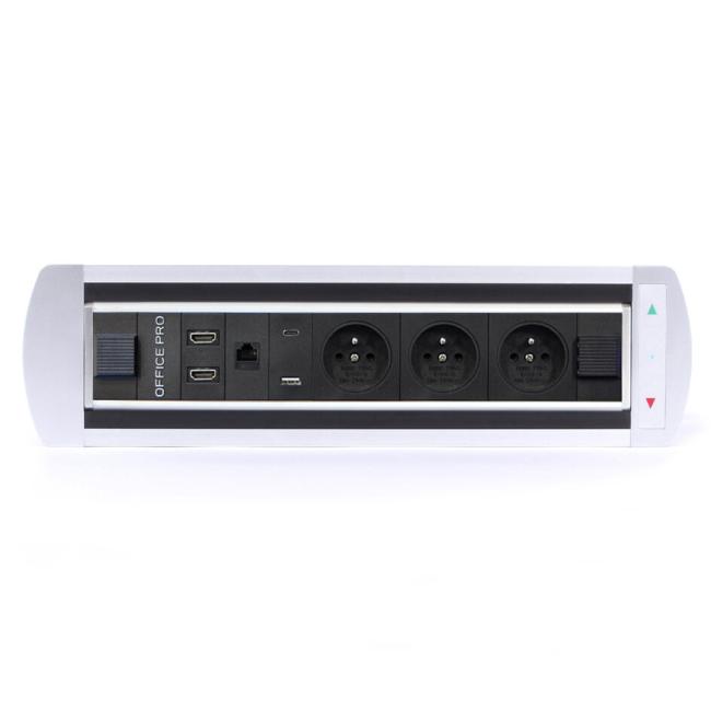 Elektrische Drehsteckdose BTCZ 019, silber