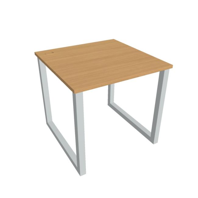 [ON918407] Schreibtisch UNI O, 80x75,5x80 cm, Buche/Grau