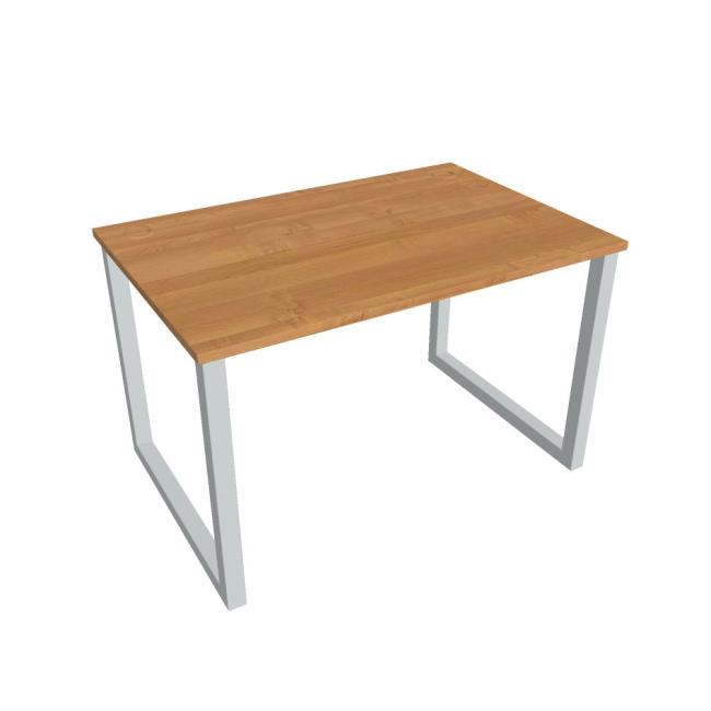 Schreibtisch UNI O, 120x75,5x80 cm, Erle/Grau
