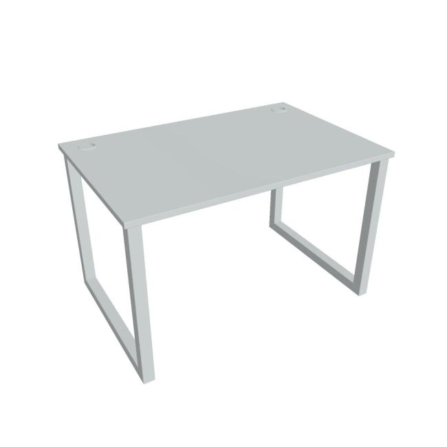Schreibtisch UNI O, 120x75,5x80 cm, grau/grau