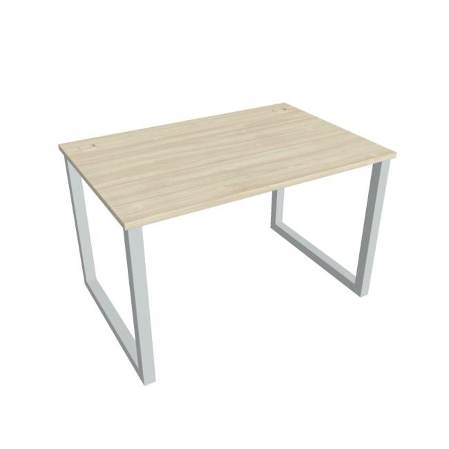 Schreibtisch UNI O, 120x75,5x80 cm, Akazie/Grau