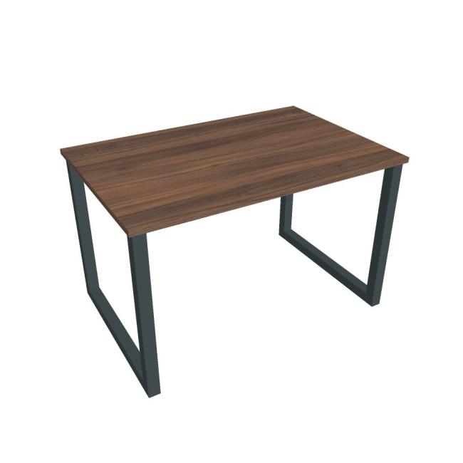 [ON918448] Schreibtisch UNI O, 120 x 75,5 x 80 cm, Walnuss/Schwarz