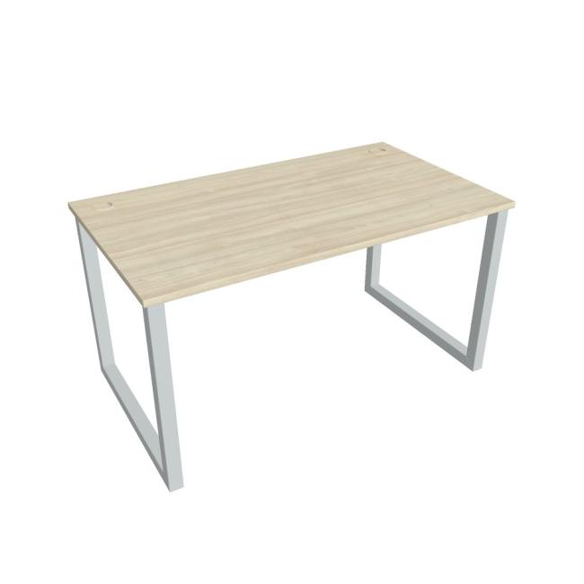 Schreibtisch UNI O, 140x75,5x80 cm, Akazie/Grau