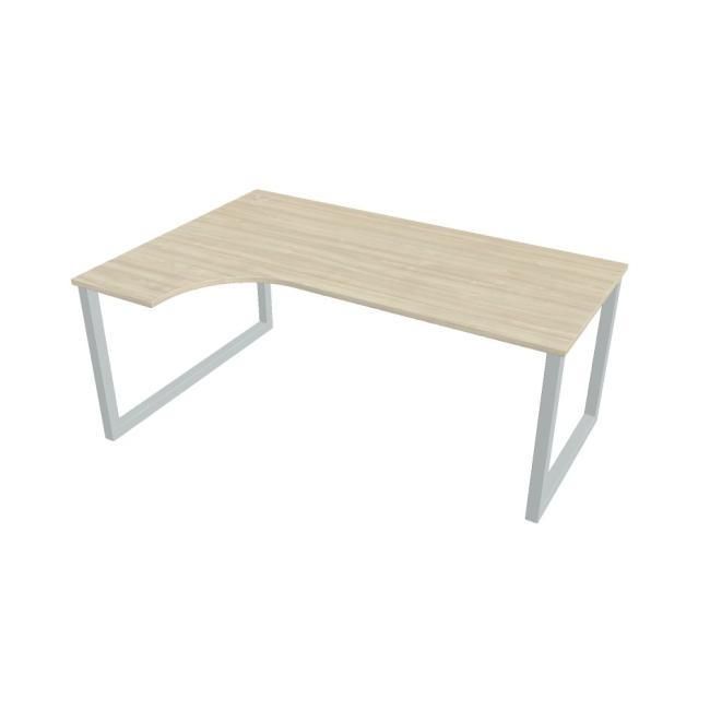 [ON918596] Schreibtisch UNI O, ergo, rechts, 180x75,5x120 cm, Akazie/grau