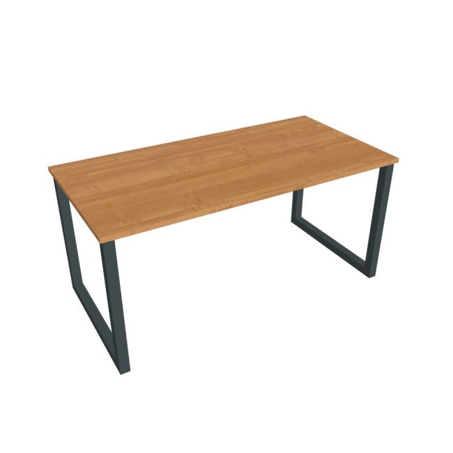 [ON918640] Konferenztisch UNI O, 160 x 75,5 x 80 cm, Erle/Schwarz