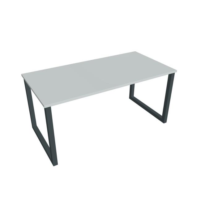 [ON918652] Besprechungstisch UNI O, 160x75,5x80 cm, grau/schwarz