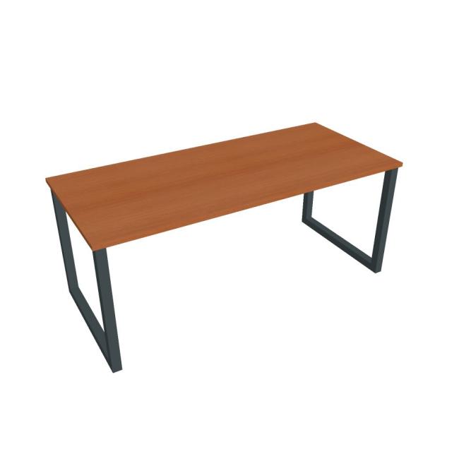 [ON918673] Konferenztisch UNI O, 180 x 75,5 x 80 cm, Kirsche/Schwarz
