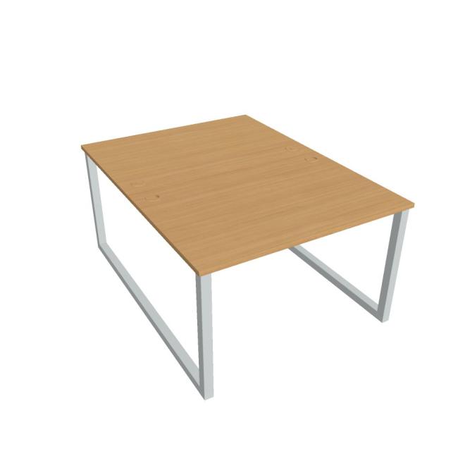 [ON918707] Schreibtisch UNI O, 120x75,5x160 cm, Buche/Grau