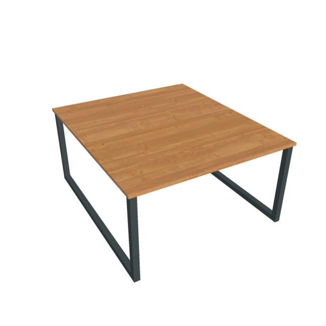 [ON918730] Schreibtisch UNI O, 140 x 75,5 x 160 cm, Erle/Schwarz