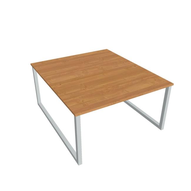 [ON918731] Schreibtisch UNI O, 140x75,5x160 cm, Erle/Grau